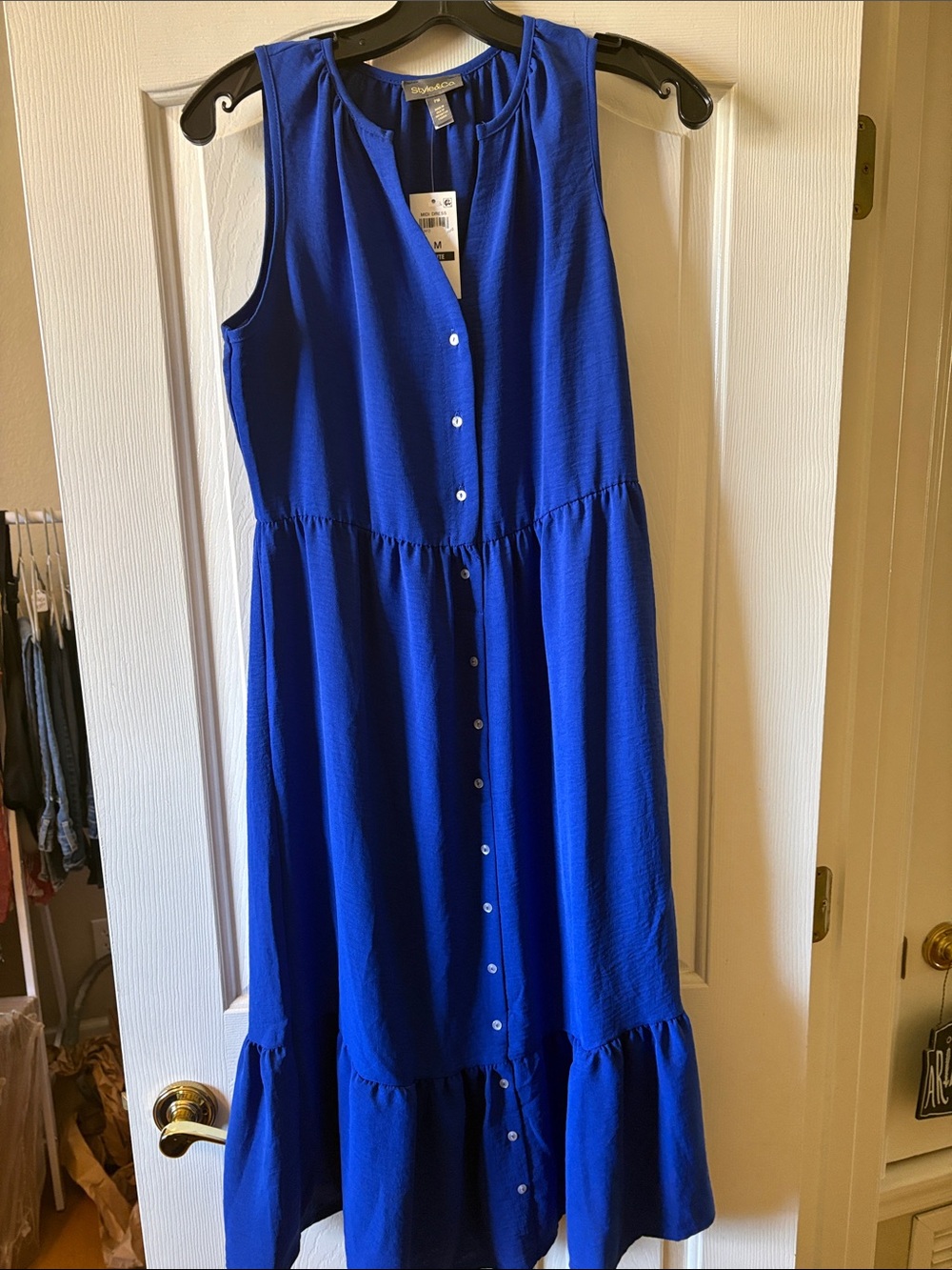Style & Co. Royal Blue Sleeveless dress size M petite